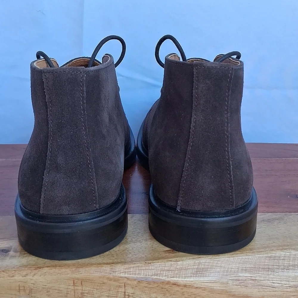 Quince Heritage Suede Chukka Boots 9.5 Brunette